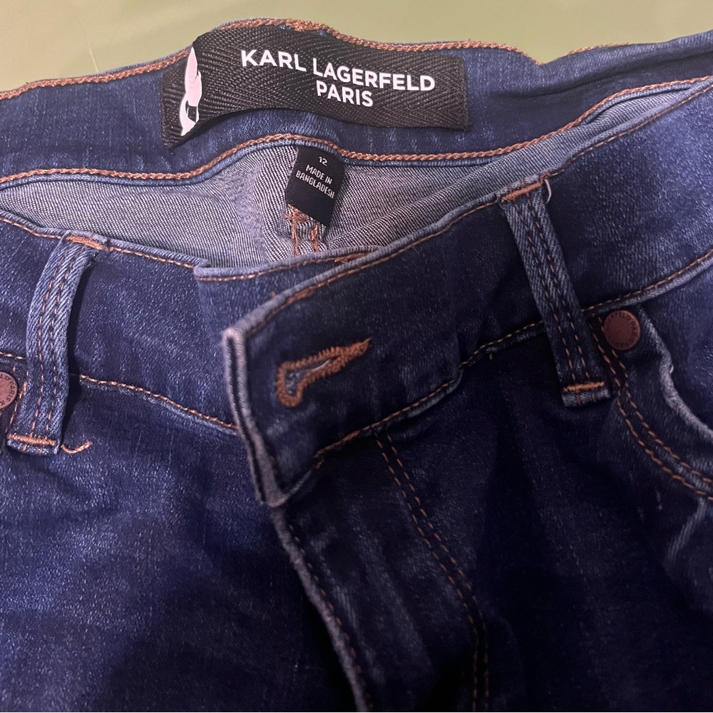 Karl Lagerfeld Paris Dark Blue Jeans